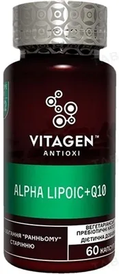 Вітаджен №22 ALPHA LIPOIC+ Q10 капсули №60 у флак.
