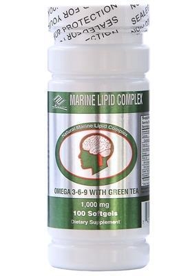 Омега-3-6-9 Marine Lipid Complex с экстрактом зеленого чая капсулы №100