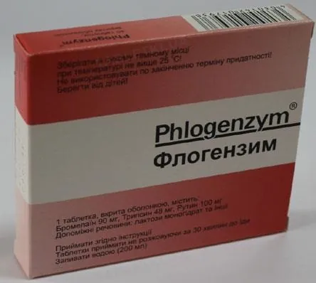 Флогензим таблетки, в/о №40 (20х2)