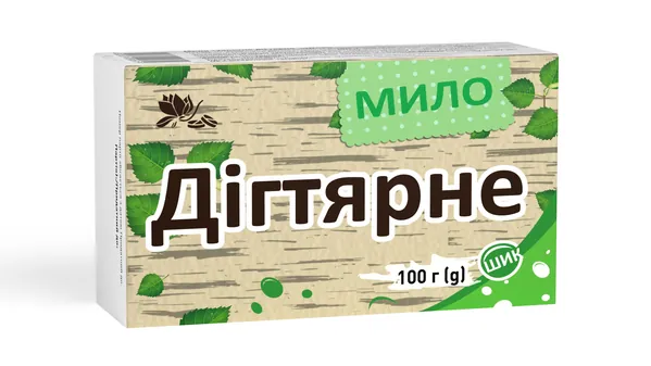 Мило туалетне Шик дігтярне, 100 г