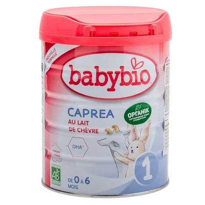 Суміш суха молочна BabyBio Caprea 1 з козячого молока для дітей від 0 до 6 місяців, 800 г