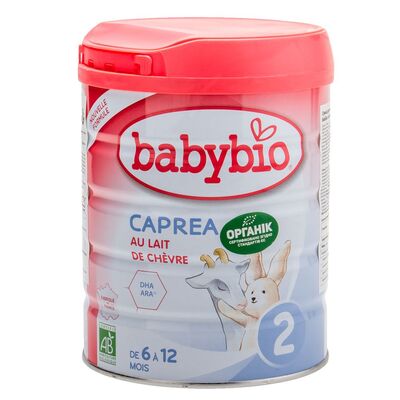 Смесь сухая молочная BabyBio Caprea 2 из козьего молока для детей от 6 до 12 месяцев, 800 г