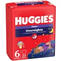 Підгузки-трусики Huggies Pants Overnights дитячі, нічні, розмір 6, 15-22 кг, 22 шт