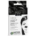 Смужки для носа Beauty Derm очищуючі з бамбуковим вугіллям, 3 шт