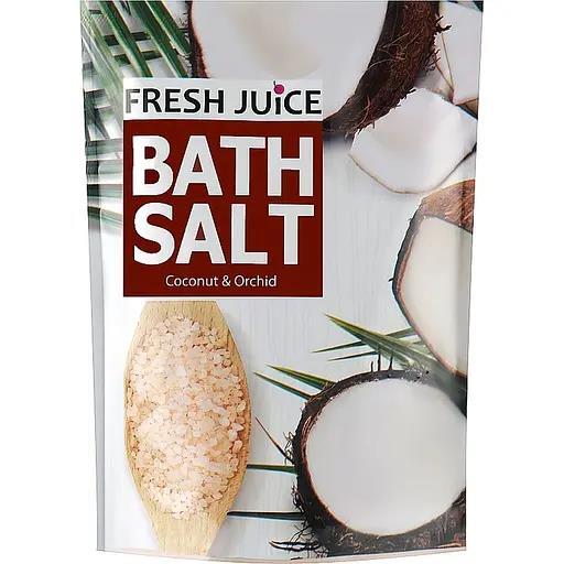 Сіль для ванн Fresh Juice Coconut & Orchid, дой-пак, 500 мл