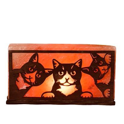 Лампа соляна Три котика, 2 кг