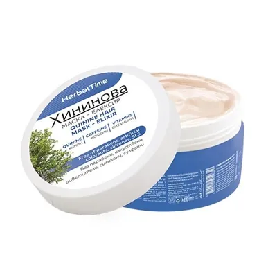 Маска-еліксир для волосся Herbal Time хінінова, 200 мл