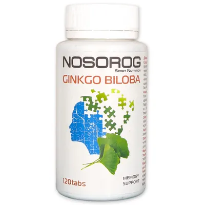 Гінкго білоба Nosorog Ginkgo Biloba, 120 таблеток