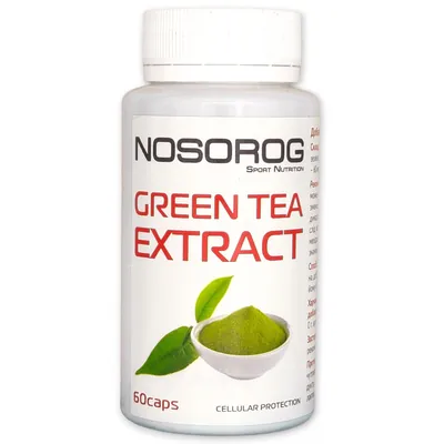 Екстракт зеленого чаю Nosorog Green Tea Extract, 60 капсул