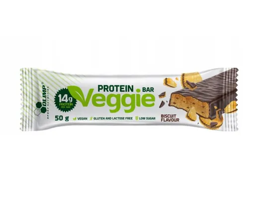 Батончик протеїновий Olimp Veggie Protein Bar печиво, 50 г