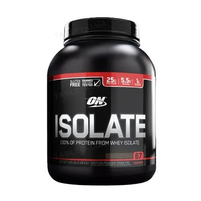 Протеїн сироватковий ізолят Optimum Nutrition Isolate, шоколадний мілкшейк, 2267 г