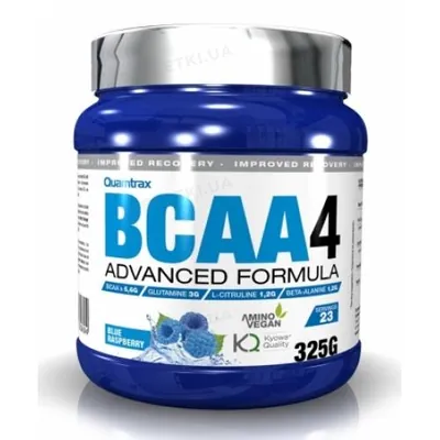 Амінокислота Quamtrax BCAA 4 блакитна малина, 325 г