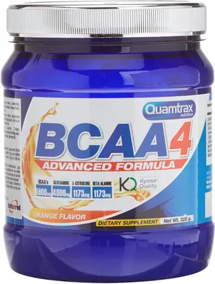 Амінокислота Quamtrax BCAA 4 апельсин, 325 г