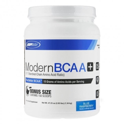 Амінокислота USPlabs Modern BCAA + Blue Raspberry, 1,34 кг : інструкція ...