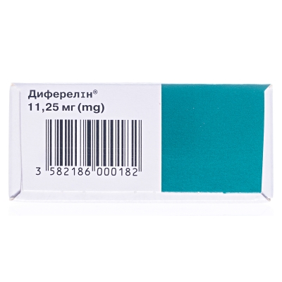 Диферелин порошок для сусп. д/ин. прол./д. по 11.25 мг №1 во флак. с р-лем