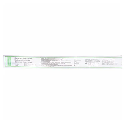 Катетер урологічний Medicare Nelaton Catheter female типу Нелатон жіночий, 8 Fr, блакитний, 1 штука