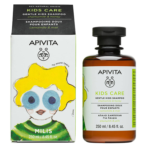 Шампунь для детей Apivita Kids Care Milis мягкий, 250 мл