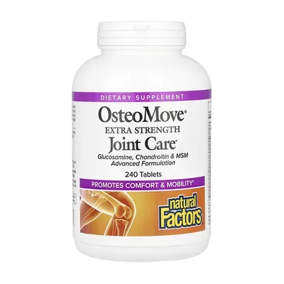Комплекс для підтримки суглобів Natural Factors OsteoMove Extra Strength Joint Car, 240 таблеток