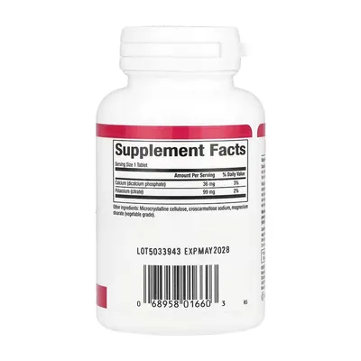 Калію цитрат Natural Factors Potassium Citrate 99 мг, 90 таблеток