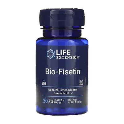 Біо-Фізетин Life Extension Bio-Fisetin, 30 вегетаріанських капсул