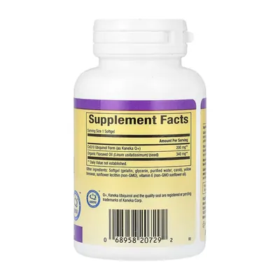 Убіхінол Natural Factors Ubiquinol 200 мг, 30 капсул