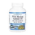 Олія дикого лосося з Аляски Natural Factors Wild Alaskan Salmon Oil with Omega-3 1000 мг, 90 гелевих капсул