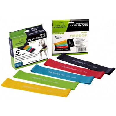 Набор эспандер-петель Power Play Set Mini Loop Band, PP-4113 (10-20 кг)