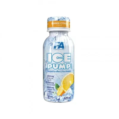 Передтренувальний комплекс Fitness Authority Ice Pump Shot апельсин-цитрус, 120 мл