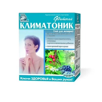 Фіточай Ключі Здоров'я №64 Кліматонік по 1.5 г №20 у філ.-пак.