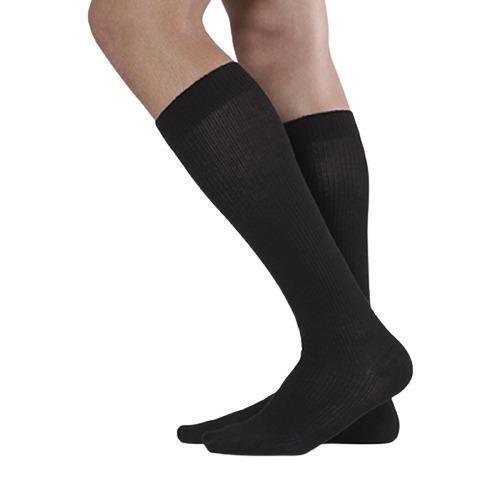 Гольфы компрессионные Lauma Medical Cotton Comfort AD 204 с мыском, 1 класс компрессии, цвет черный, размер 45-47