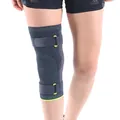Бандаж на колінний суглоб Ortomedica REF-703 OPC еластичний з силіконовим кільцем поліцентричний шарнір, додаткова фіксація, розмір XL