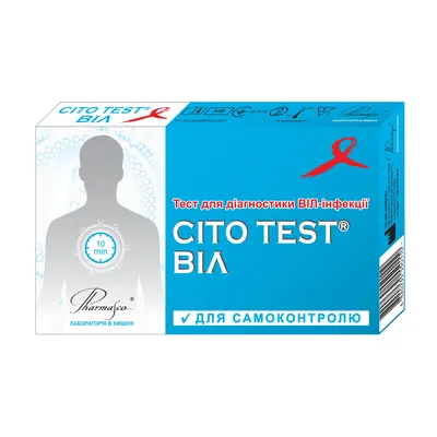 Тест-система Cito Test ВІЛ для діагностики ВІЛ-інфекції, 1 штука