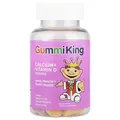 Кальцій з вітаміном D для дітей Gummi King Calcium + Vitamin D for Kids веган, фрукти, 60 жувальних цукерок