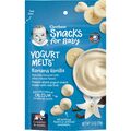 Снеки Gerber Yogurt melts из сублимированного йогурта с ванилью и бананом для детей с 8 месяцев, 28 г