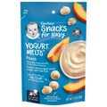 Снеки Gerber Yogurt melts из сублимированного йогурта с персиком для детей с 8 месяцев, 28 г