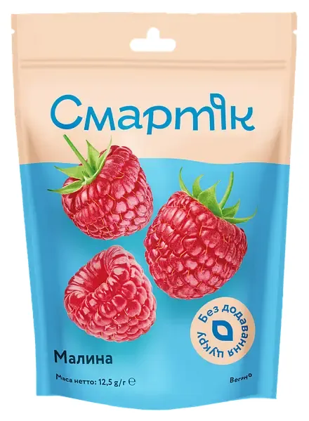 Малина Смартік сублімована ціла, 12,5 г