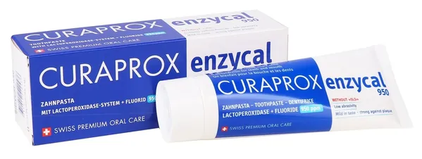 Зубна паста Curaprox Enzycal 950 ферментна, 75 мл