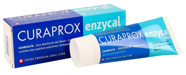 Зубна паста Curaprox Enzycal Zero ферментна, 75 мл