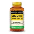 Вітамін Е 90 мг Mason Natural Vitamin E 200IU, 100 гелевих капсул