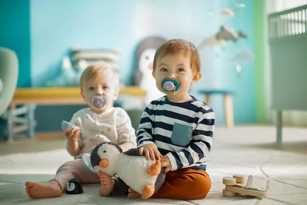 Пустушка силіконова Philips Avent Ultra Air Animal SCF080/12 ортодонтична, 6-18 місяців, 2 шт