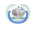 Пустушка силіконова Philips Avent Ultra Air Animal SCF080/11 ортодонтична, 0-6 місяців, 2 шт