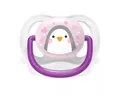 Пустушка силіконова Philips Avent Ultra Air Animal SCF080/11 ортодонтична, 0-6 місяців, 2 шт