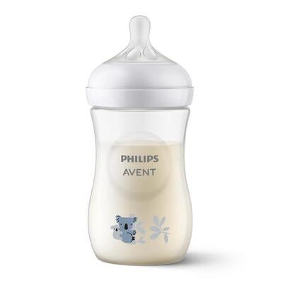 Пляшечка для годування Philips Avent SCY903/67 Natural, Природний потік, Коала, 260 мл