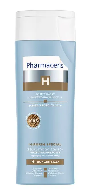 Шампунь Pharmaceris H Purin Special спеціалізований проти сухої та жирної лупи, 250мл