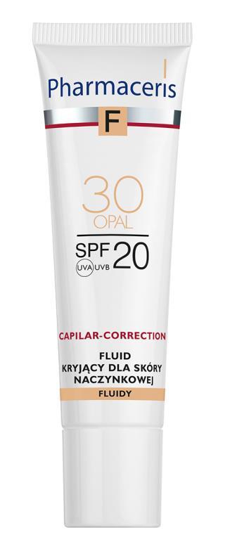 Флюїд для обличчя Pharmaceris F SPF20 коригуючий для куперозної шкіри тон 30, 30 мл
