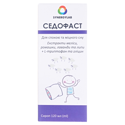Седофаст сироп по 120 мл во флак.
