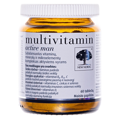Мультивитамин актив для мужчин Multivitamin active man таблетки №60