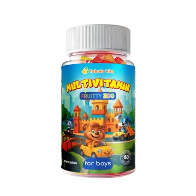 Желейки Tabula Vita Fruitty Zoo Мультивітамін для хлопчиків №60
