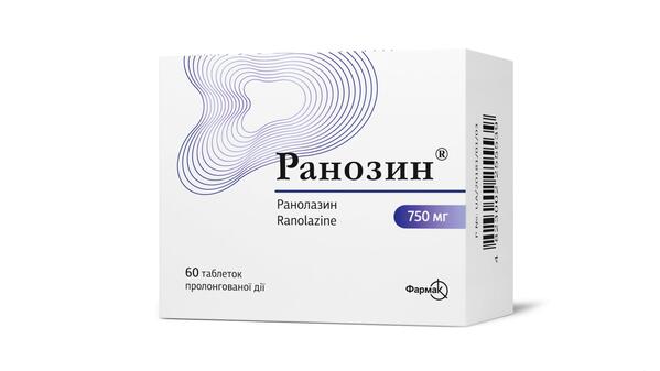 Ранозин таблетки прол./д. по 750 мг №60 (10х6)