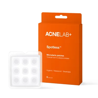 Патчі точкові Acnelab+ Spotless Microdarts з мікроголками, 9 шт